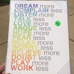 Small decorative sign